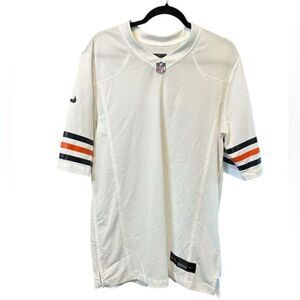 NWOT NFL NIKE White Chicago Bears BLANK Engineered Jersey - GSH on Sleeve Size M